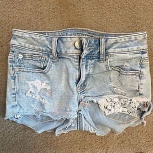 American Eagle Next Level Stretch Short Shorts Size 00